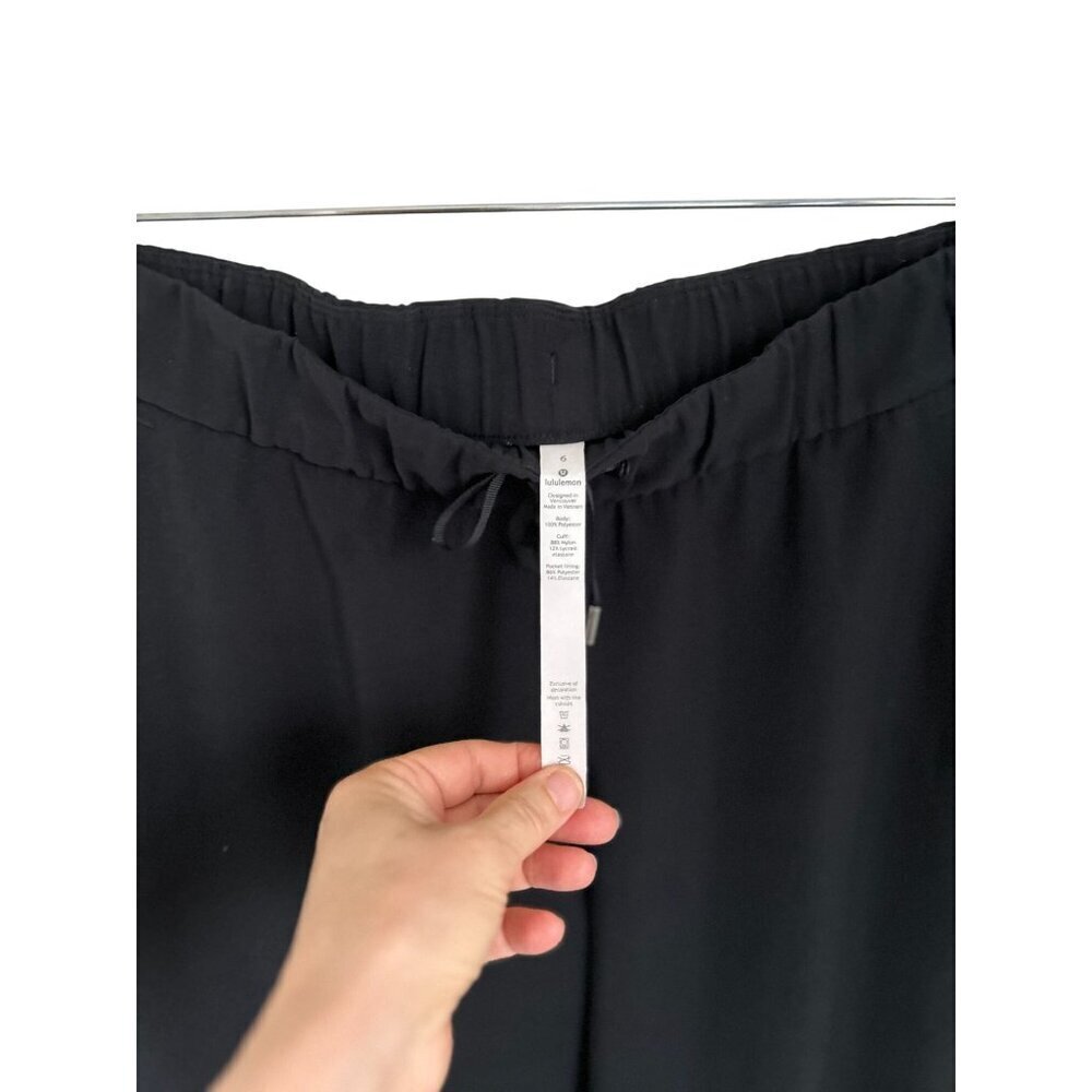 Lululemon On The Fly Black Pull-On Jogger Size 6 - Picture 6 of 9